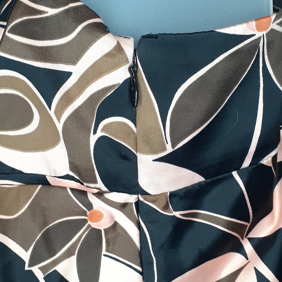 Mixit y2K Groovy Graphics Sateen like Strappy Tank Top. Size Large. Side Zip. - Picture 5 of 5